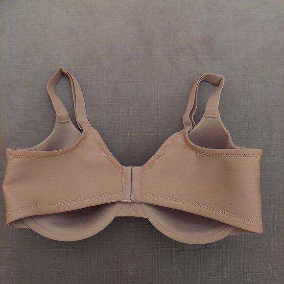 VANITY FAIR Full Figure RADIANT 76528 Underwire Bra Tan Beige size 38DD foam cup - Picture 6 of 11